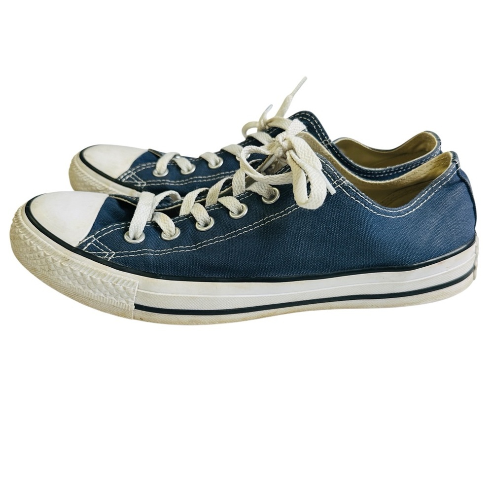 Converse Chuck Taylor All Star Low Top Navy Sneakers Men’s 8 / Women’s 10 - Picture 4 of 9
